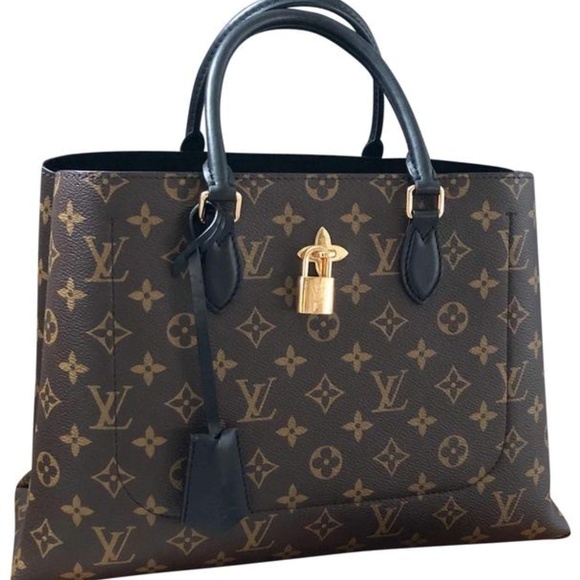 Louis Vuitton Zipped Tote Backpack Rucksack Tote Bag(Black)